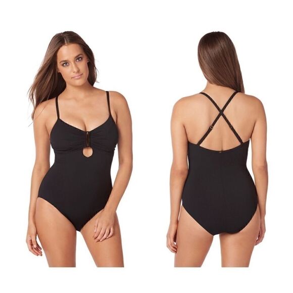 AMORESSA ECLIPSE NORTHERN CROSS SOFT CUP SWIMSUIT - Picture 1 of 11